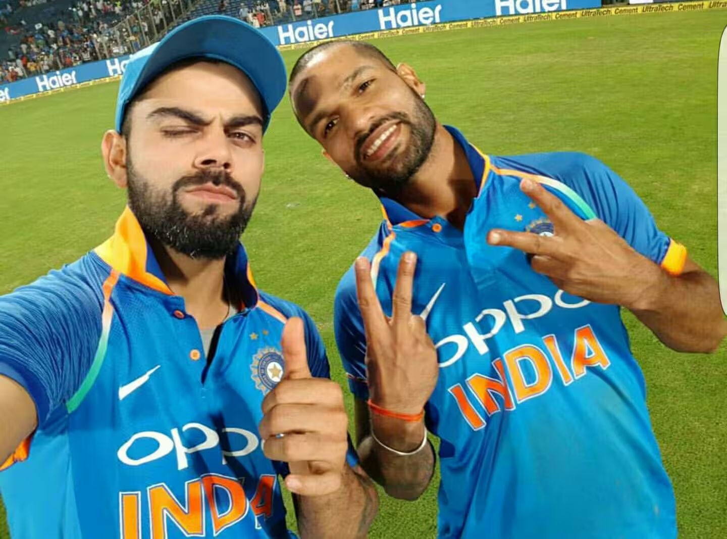Virat Kohli and Shikhar Dhawan