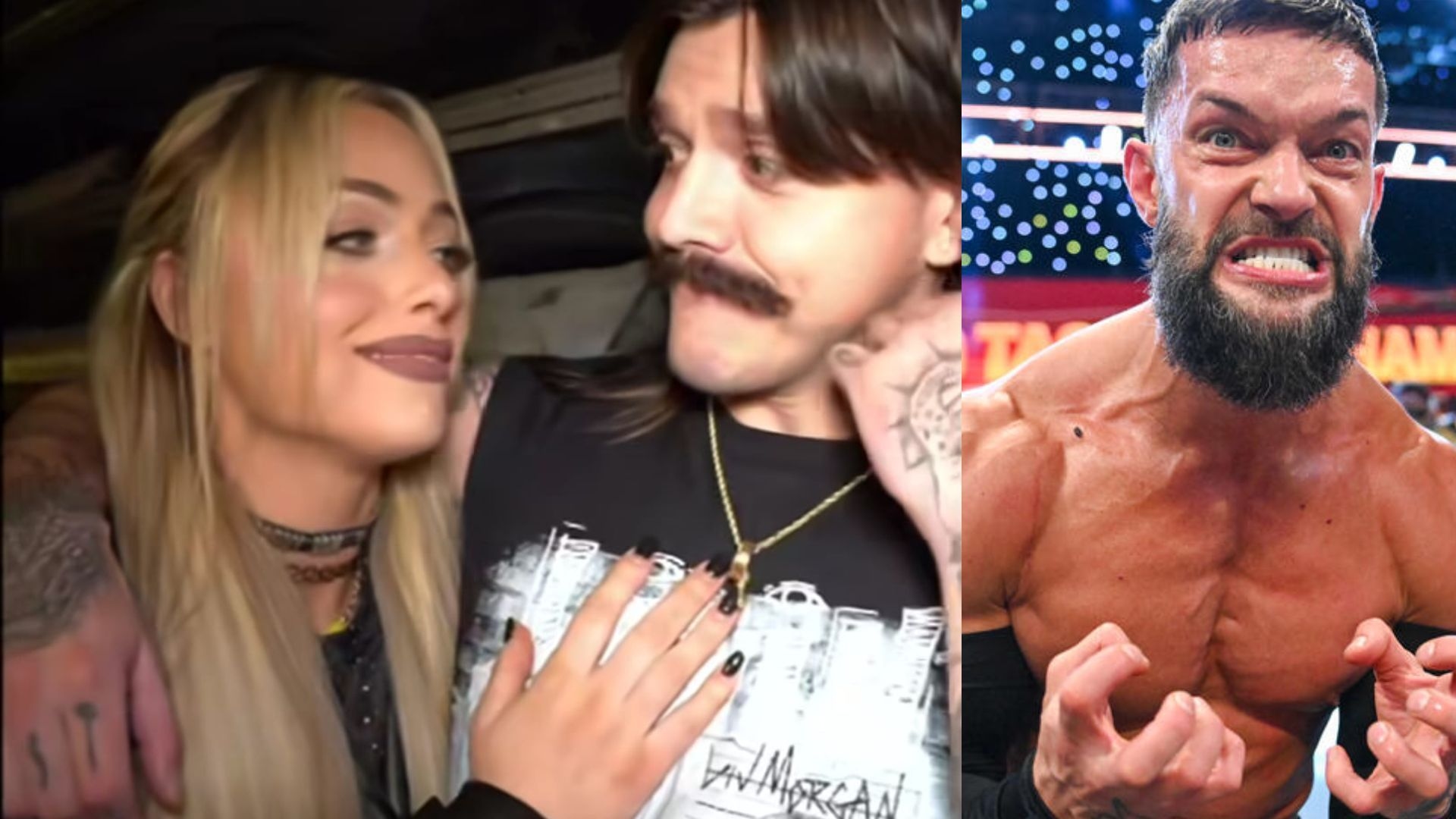 Liv Morgan and Dominik Mysterio after The Judgment Day