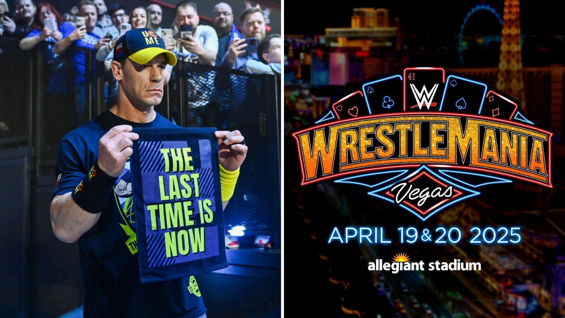 John Cena could face an all-time great after WrestleMania 41 [Image credits: WWE.com and WWE on X]